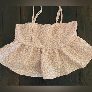 Pink Shein Women’s Flower Tank Top